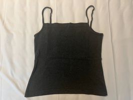Damen träger Top "H&M" Farbe grau Grösse L