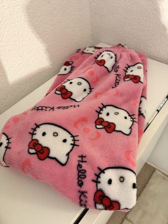 Pantalon Hello Kitty rose, super doux, taille xs comme neuf