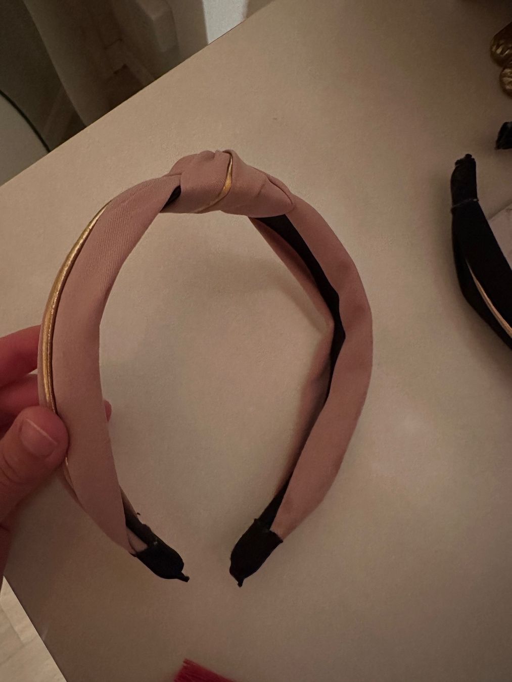 Accessori per capelli: Haarreif rosa uns schwarz – Usato da Oberhofen Thun'see venduto da ClaudiaKelesh 1