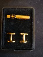 Set – Krawattenklammer & Manschettenknöpfe (Känguru-Motiv)
