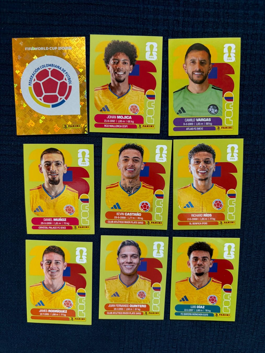 Panini Carte collezionabili: 9 Panini Sammelbilder von Kolumbien – Usato da Thalwil venduto da kon_v82n