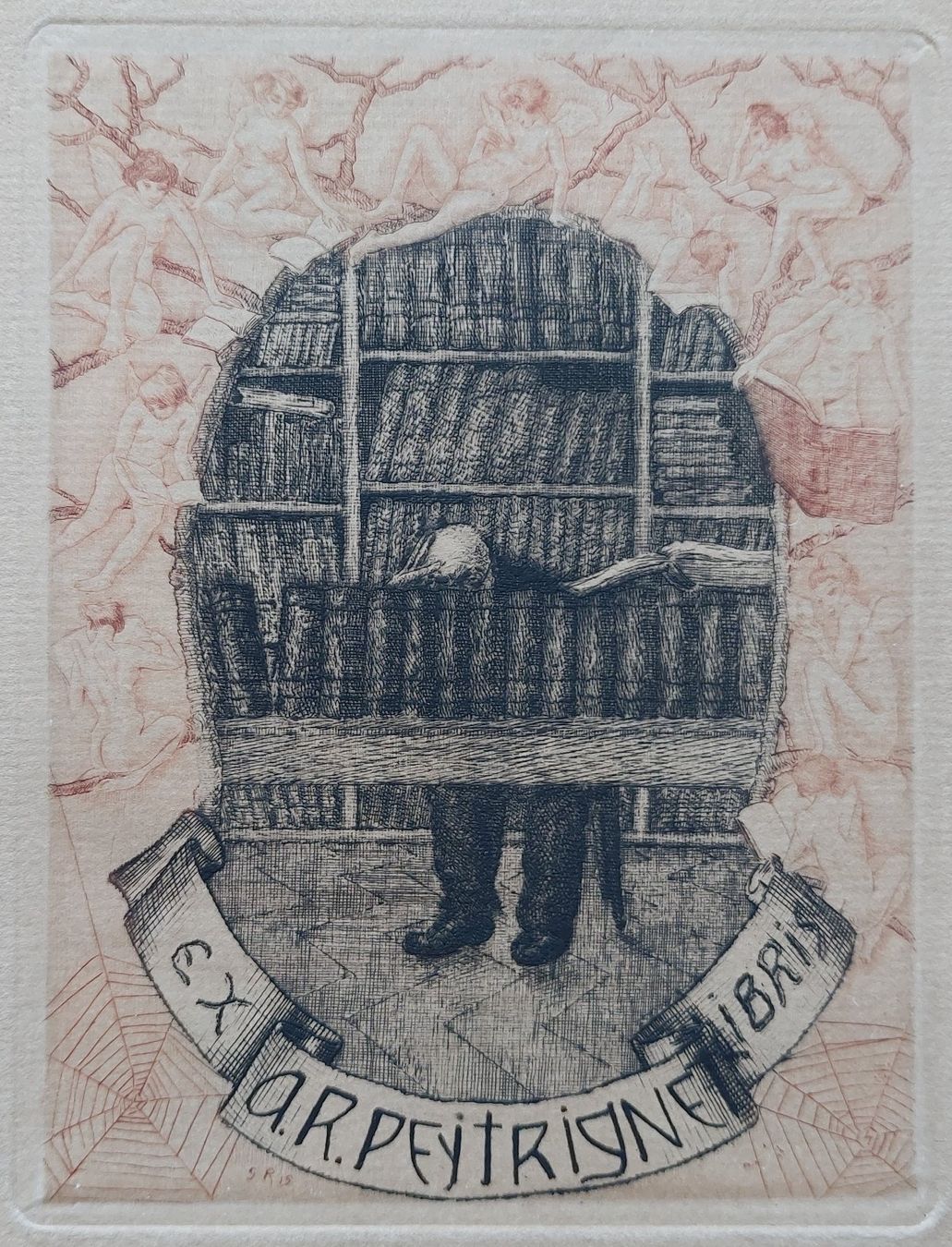 Dipinti: Exlibris Gregor Rabinovitch - Original Radierung – Usato da Obfelden venduto da Exlibris-Art