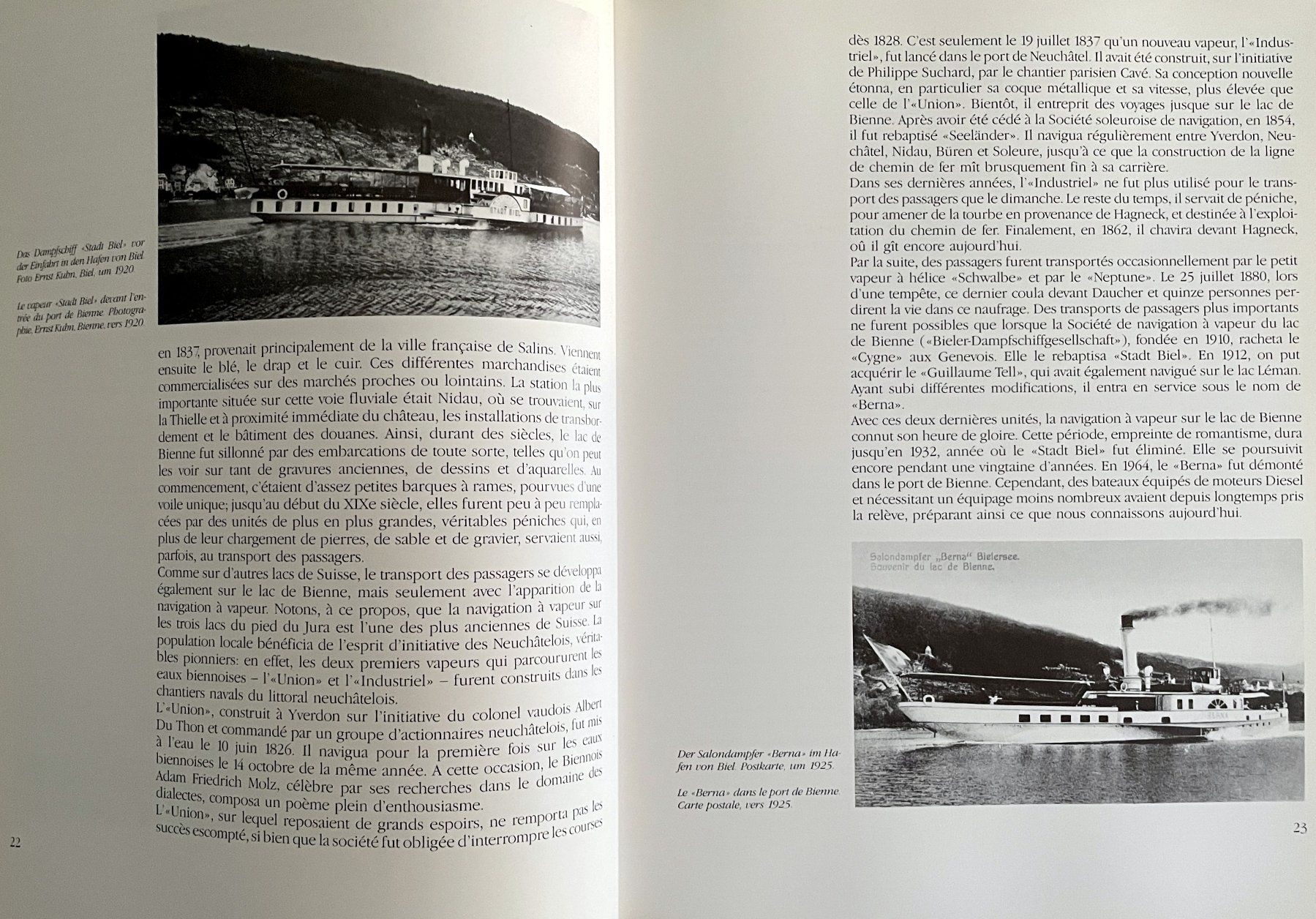 Libri: Bielersee - Lac de Bienne / Marcel Bourquin – Usato da Savagnier venduto da Ne2065 2