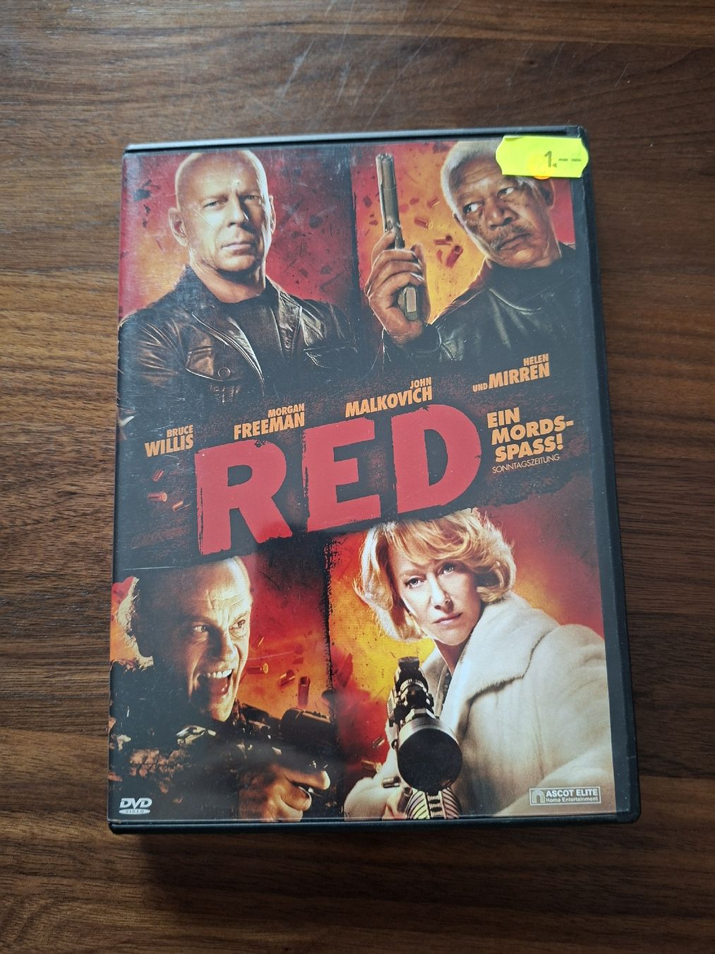 Tutti i DVDs: Action-DVD: RED mit Bruce Willis & Morgan Freeman - TOP! – Usato da Netstal venduto da sven24928