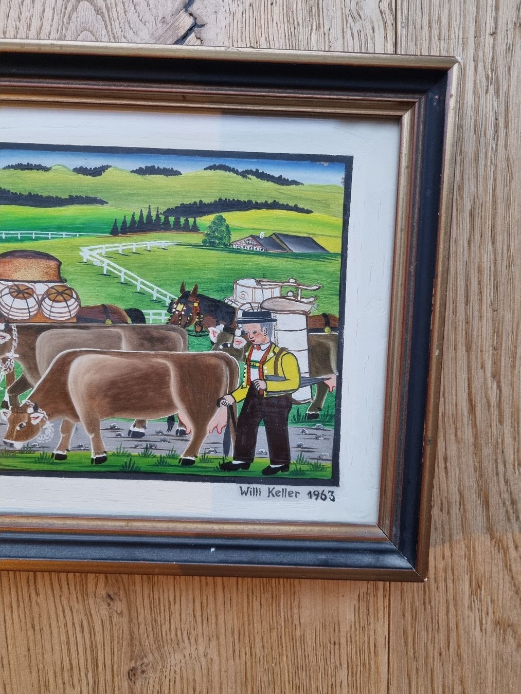 Gemälde: Appenzellerbild von Willi Keller 1963 – Gebraucht aus Abtwil SG von danikari 1