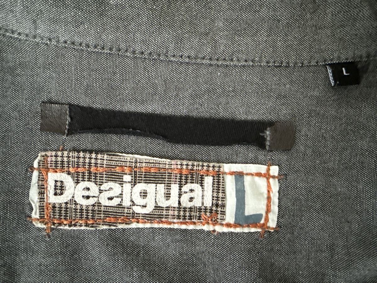 Desigual Camicie: Desigual Herren Hemd grau – Usato da Lyss venduto da Auhalia 1