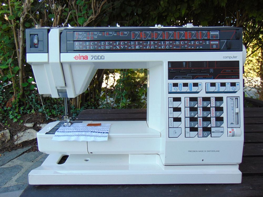 Nähmaschine Elna 7000, ab Service, 6 Monate Garantie Kaufen auf Ricardo