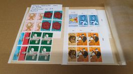Schweizer Werbemarken Konvolut 1983 4er Blöcke postfrisch