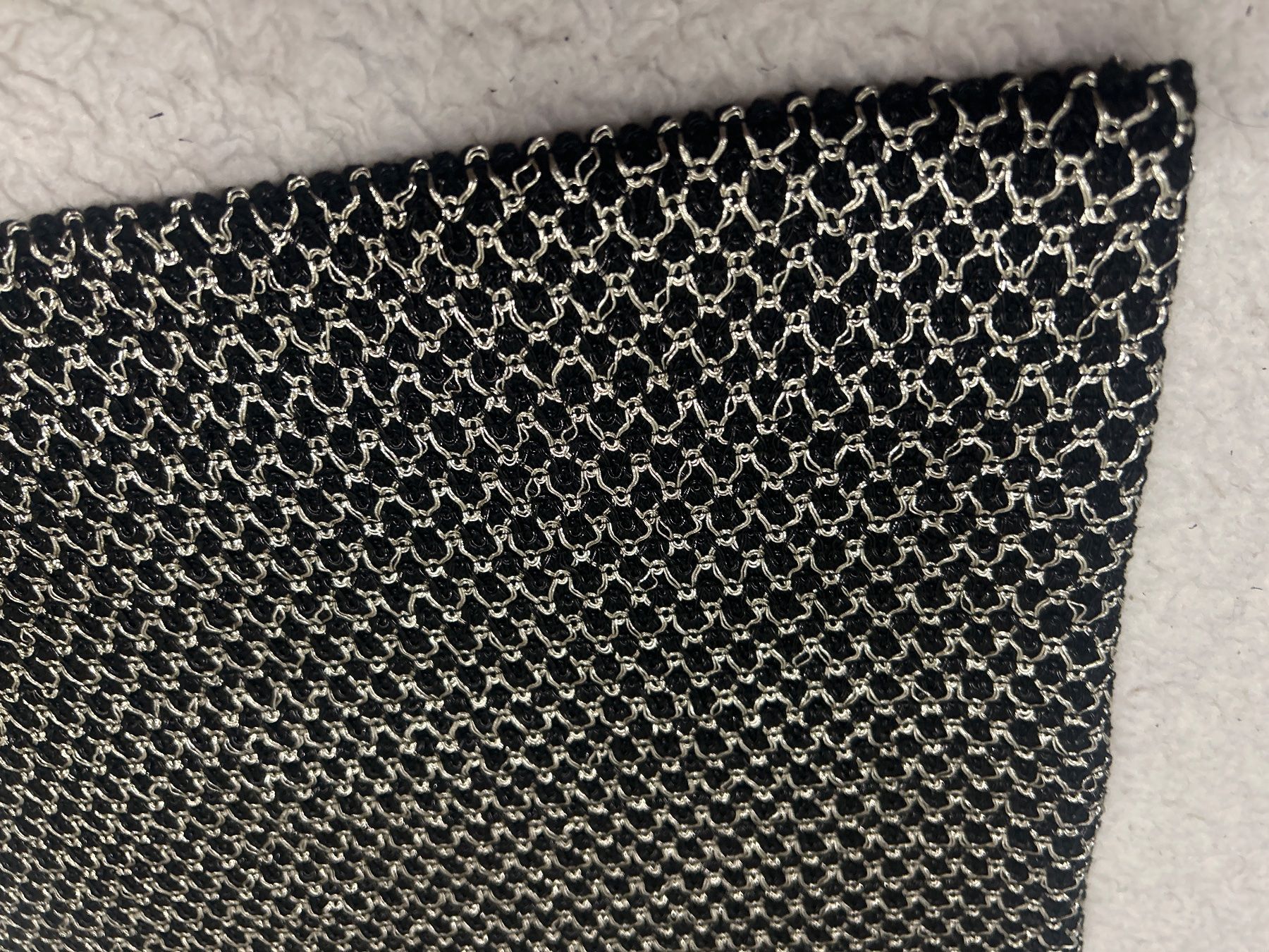 Gonne: Stretch Minirock schwarz silbrig Gr S-L Neu – Nuovo e nell'imballaggio originale da Regensdorf venduto da Spyke55 1