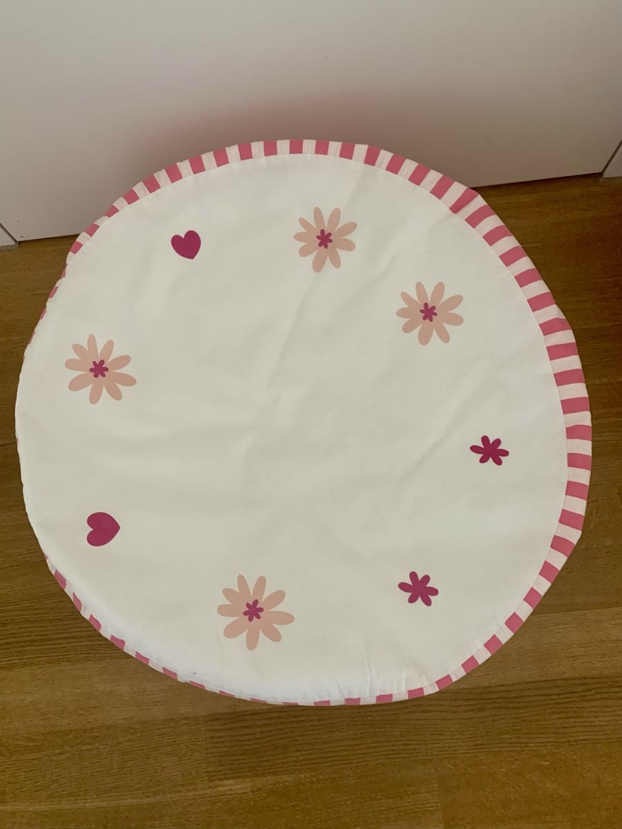 Poltrone: Kinder Sitzsack/Pouf weiss, pink – Usato da Bern venduto da lalla99 1