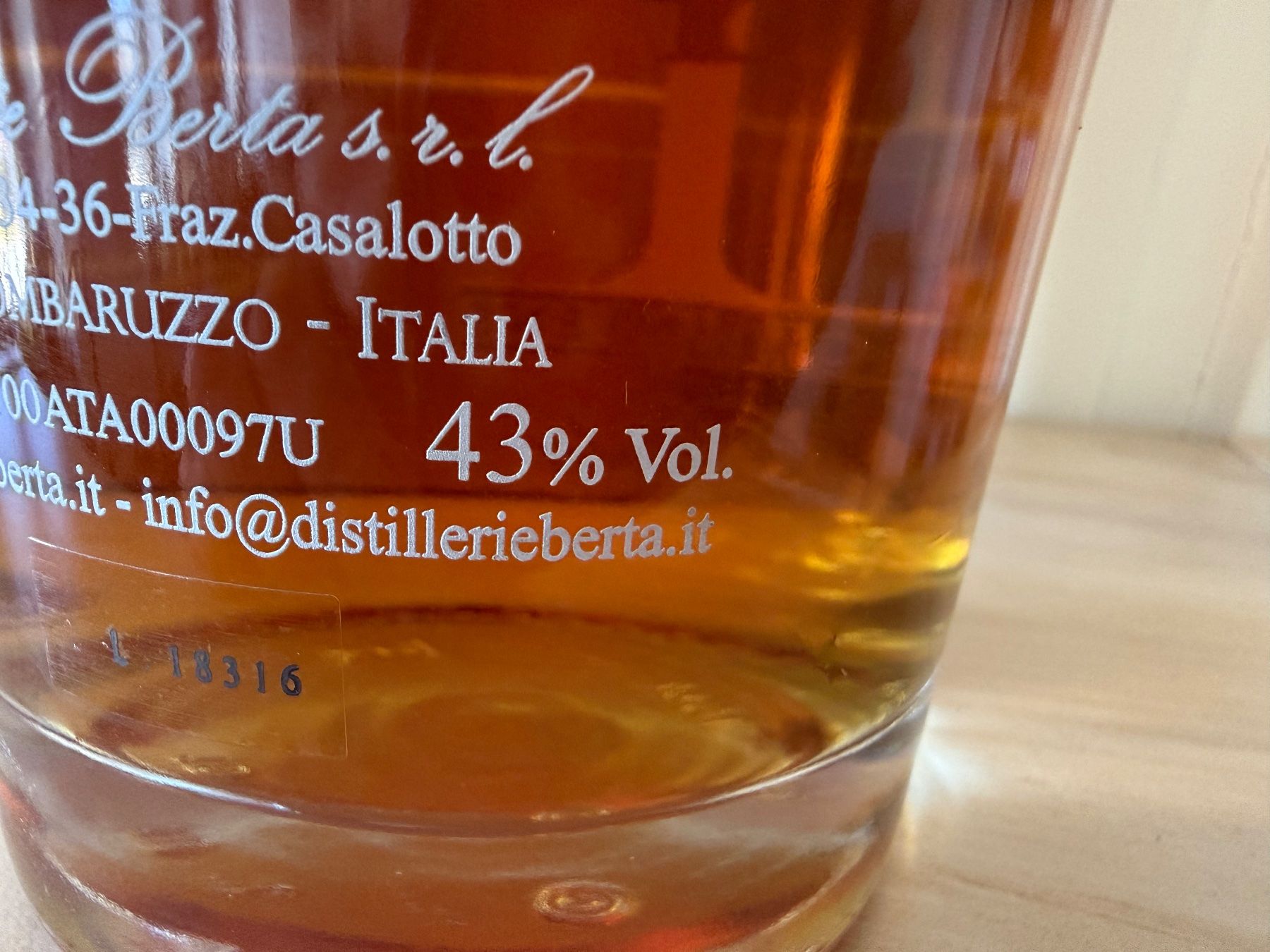 Berta Spirituosen: Grappa Berta Acquavite Composita P. Berta 43% – Neu und originalverpackt aus Wöschnau von Vinsale 5