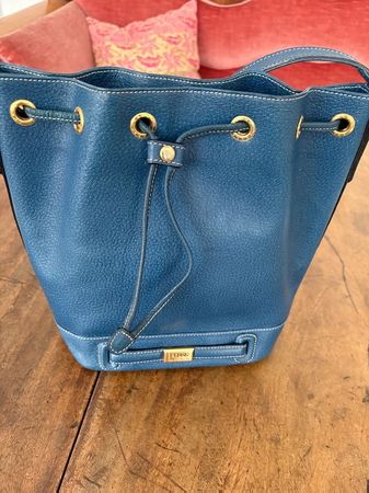 Gianfranco Ferré Ledertasche blau Damen Handtasche Shopper