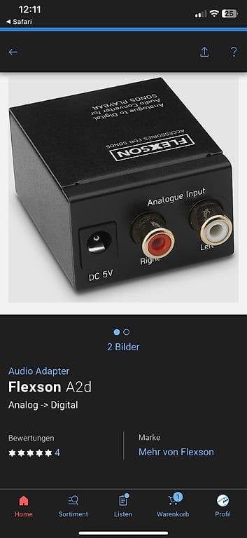 Kamera: Flexson A2d Analog -> Digital – Gebraucht aus Utzigen von Unknoww