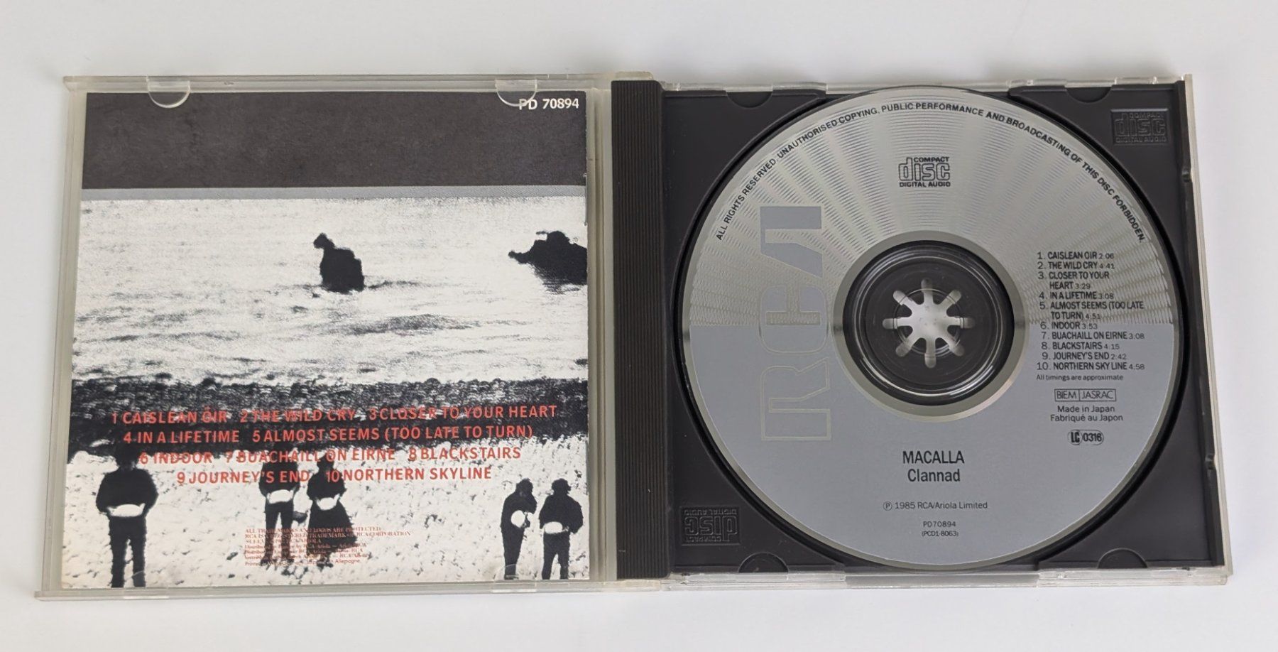 CD: Clannad - Macalla CD Album, 1985 – Usato da Zürich venduto da 1.Simon 2