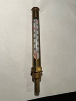 Vintage Messing Thermometer - Perfekt für den Winter!