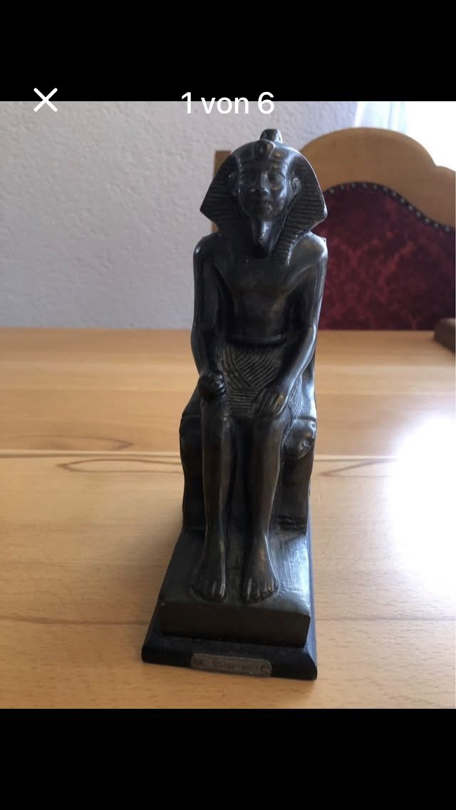 Figuren: Ägypten,Figur Chephren sehr schwer!! – Gebraucht aus Worb von Tyra07