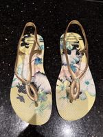 Havaianas Zehentrenner, Gr. 37/38, Gold, Sommer-Look!