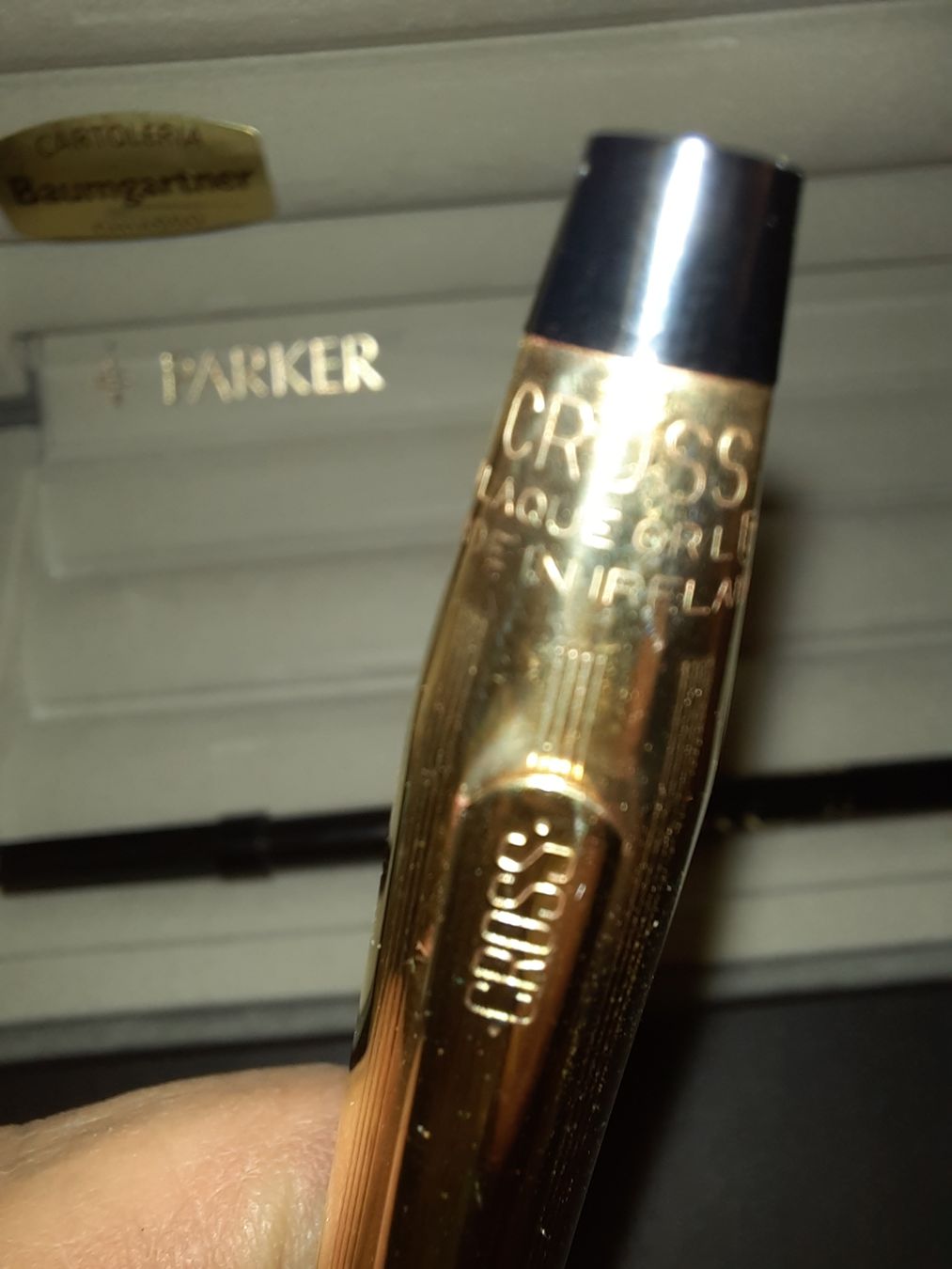 Parker Stifte & Marker: CROSS penna vintage placcato oro – Gebraucht aus Biasca von Old_6blh 3