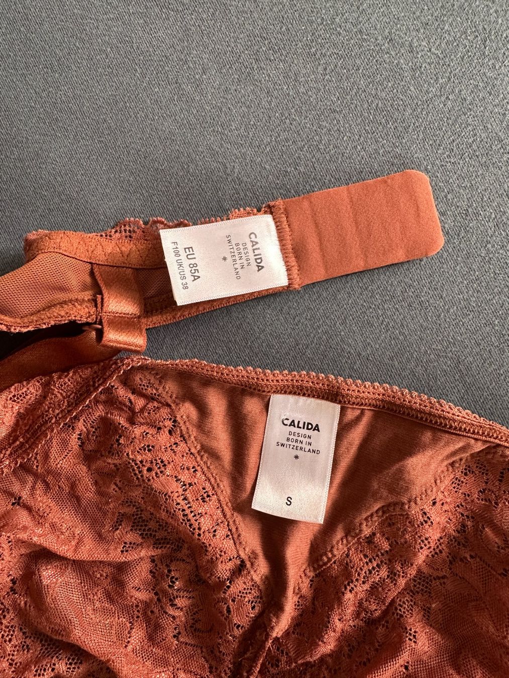 Calida Altra biancheria intima: Calida Sensual Secrets Spacer-BH mit Spitzen-Höschen – Nuovo (secondo la descrizione) da Burgdorf venduto da Luluk27 6