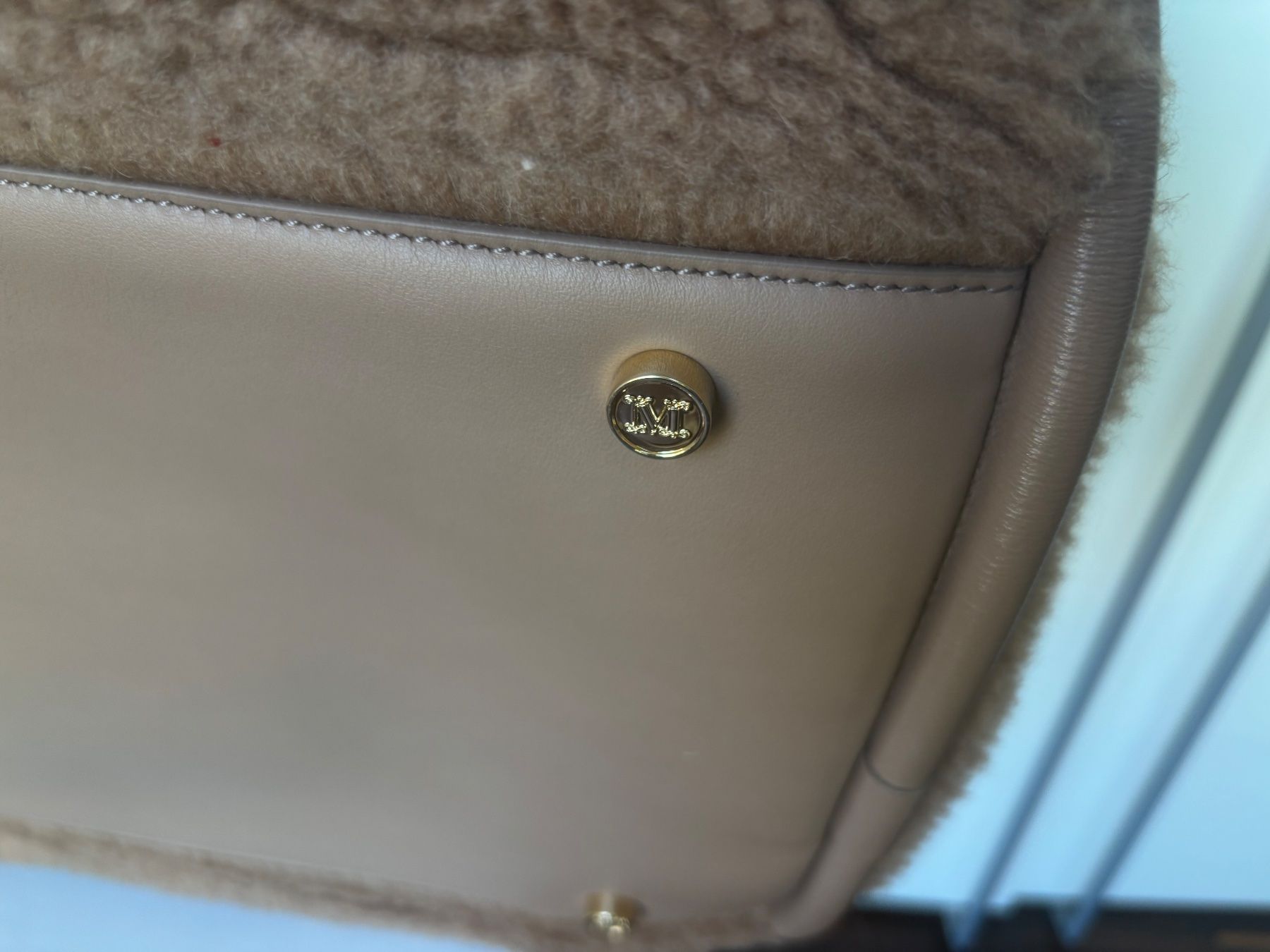 Max Mara Borse da donna: MAX MARA Hobotasche Lammfell, beige – Usato da Herrliberg venduto da mayfi 7