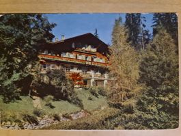 Alte Ansichtskarte Chalet Flora, Gstaad 1960