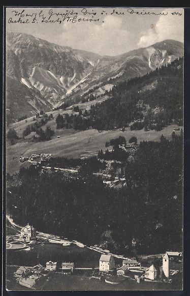 Cartoline postali: Churwalden, Klosterwald aus der Vogelsch – Usato da Berlin venduto da bartko-reher