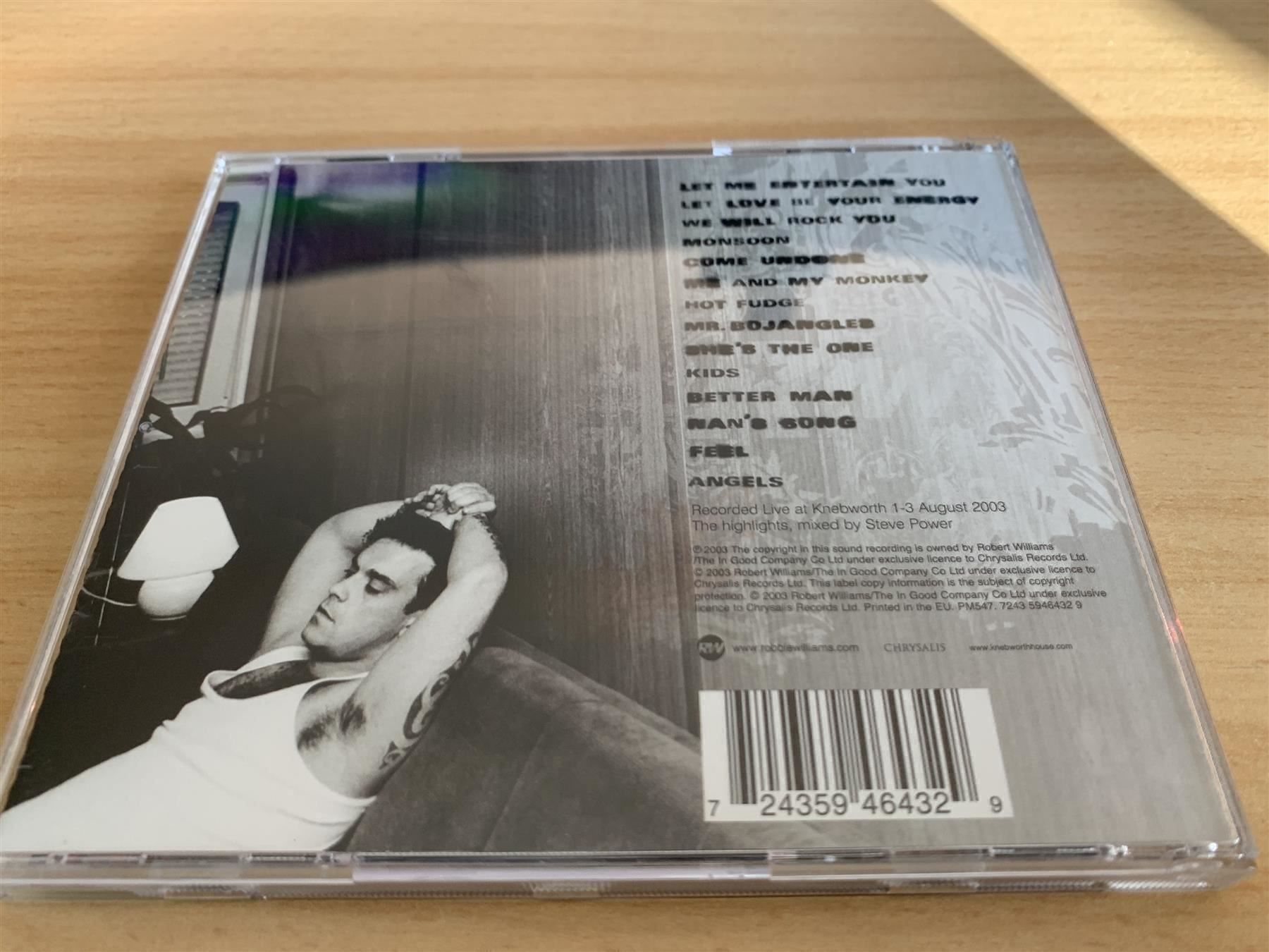 CDs: Robbie Williams – Live Summer 2003 – Gebraucht aus Rikon im Tösstal von Alpenmutz 1