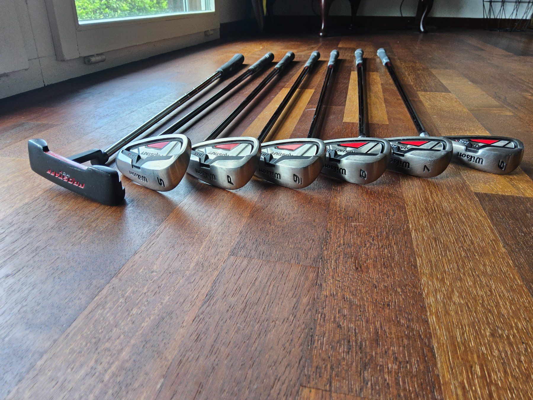 Wilson Schläger & Sets: Golf Eisen Set inkl. Putter, Wilson Prostaff – Gebraucht aus Bassersdorf von wyd_k552