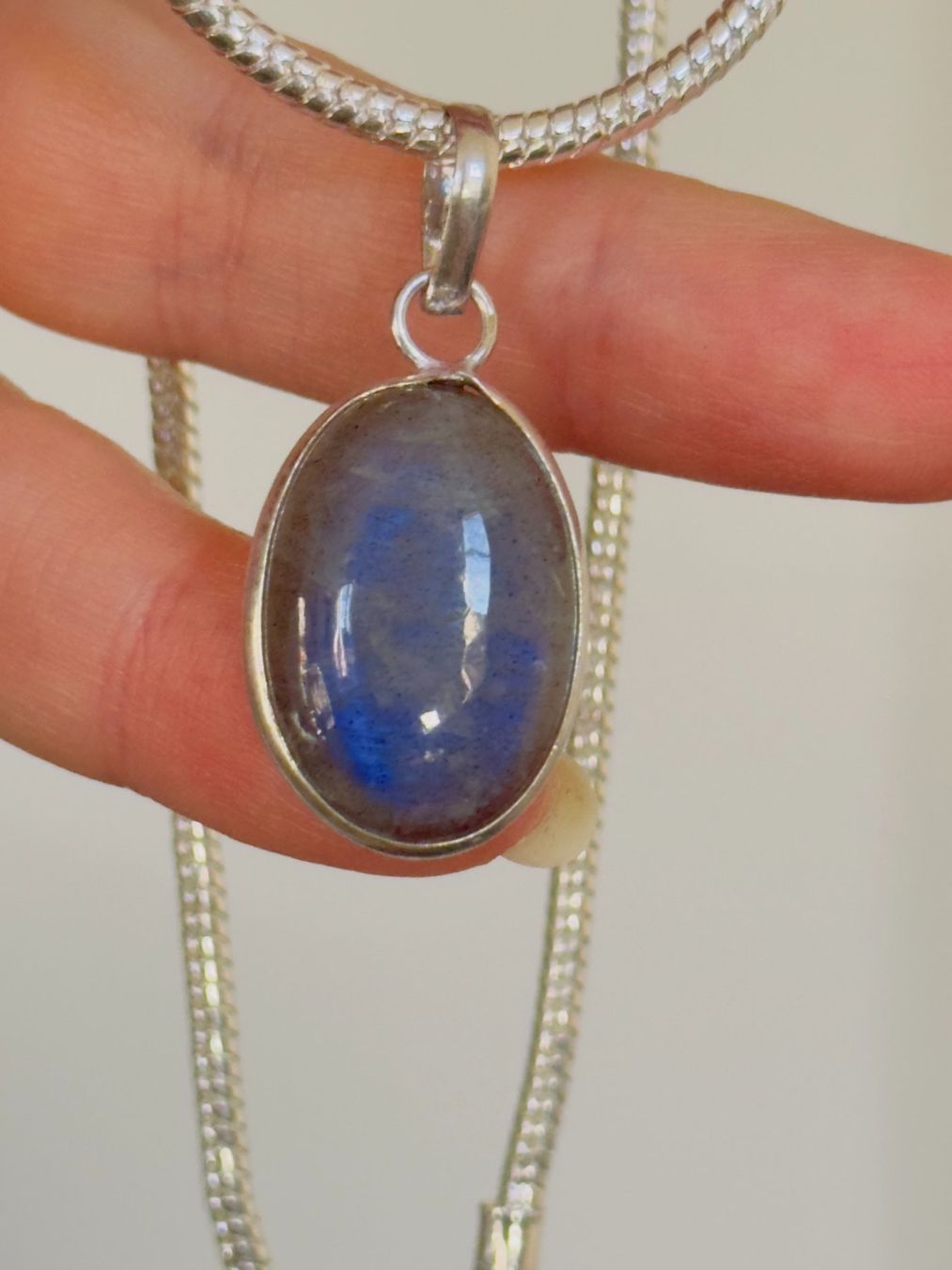 Catenine: Labradorite necklace – Nuovo e nell'imballaggio originale da Genève venduto da AGBERG 5