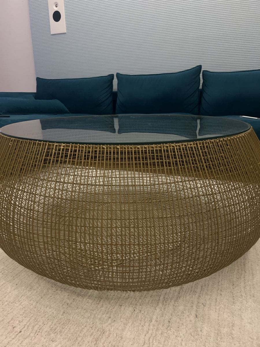 Tische: Runder Couchtisch (Glas & Metall) – Gebraucht aus Wädenswil von mic_rg7y 3