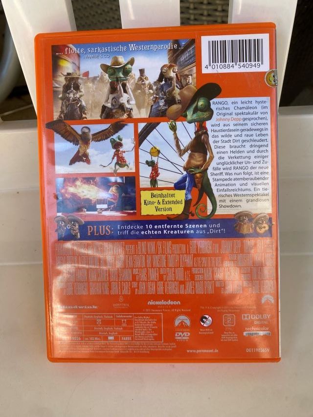 Tutti i DVDs: DVD Rango, sperrt die Wüste ab Rango kommt! – Usato da Diessenhofen venduto da Albin00 2