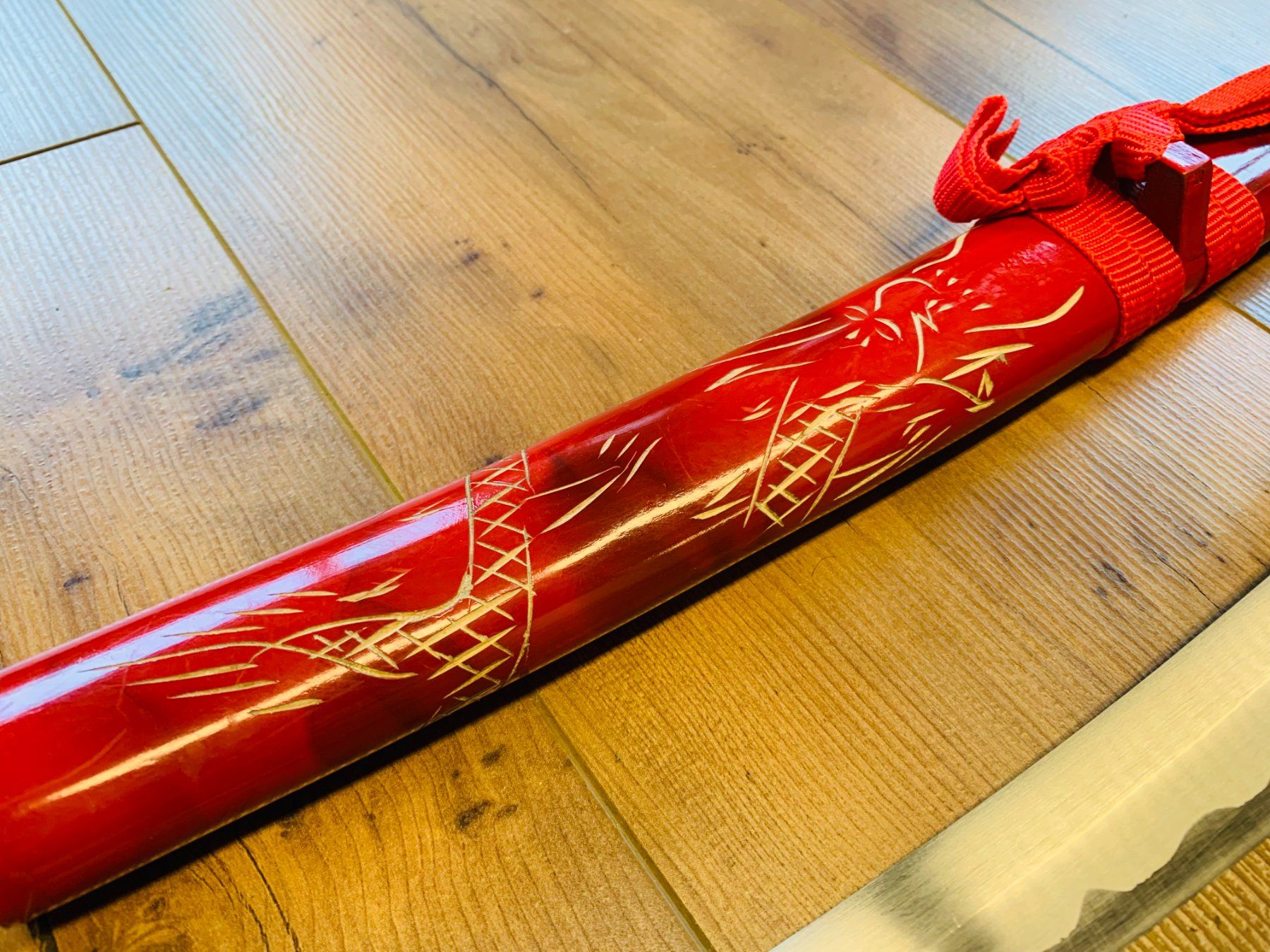 Arte internazionale: Samurai Katana Schwert Tanto 50cm RED – Nuovo e nell'imballaggio originale da Bergdietikon venduto da shopAgent 1