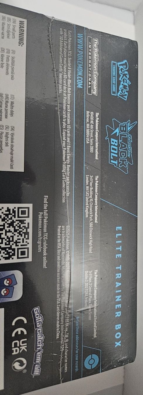 Pokémon Sammelbilder & Trading cards: Black Bolt Elite Trainer Box EN – Neu (gemäss Beschreibung) aus Tegerfelden von gar_p2kl 4