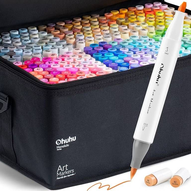 Colori: Set de 320 marqueurs OHuhu Honolulu – Nuovo e nell'imballaggio originale da Les Acacias venduto da rut_jsv8