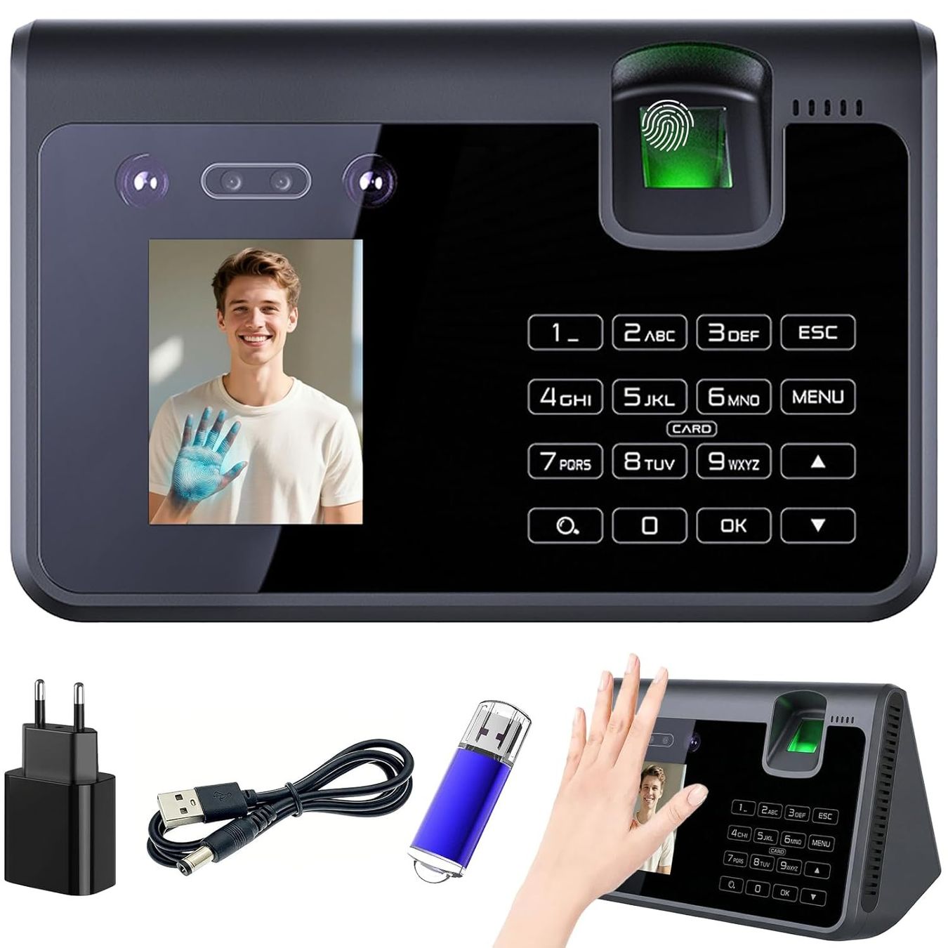Steuerung: Zeiterfassungsgerät biometrisch mit USB-Export – Neu und originalverpackt aus Suhr von SchnapperCH