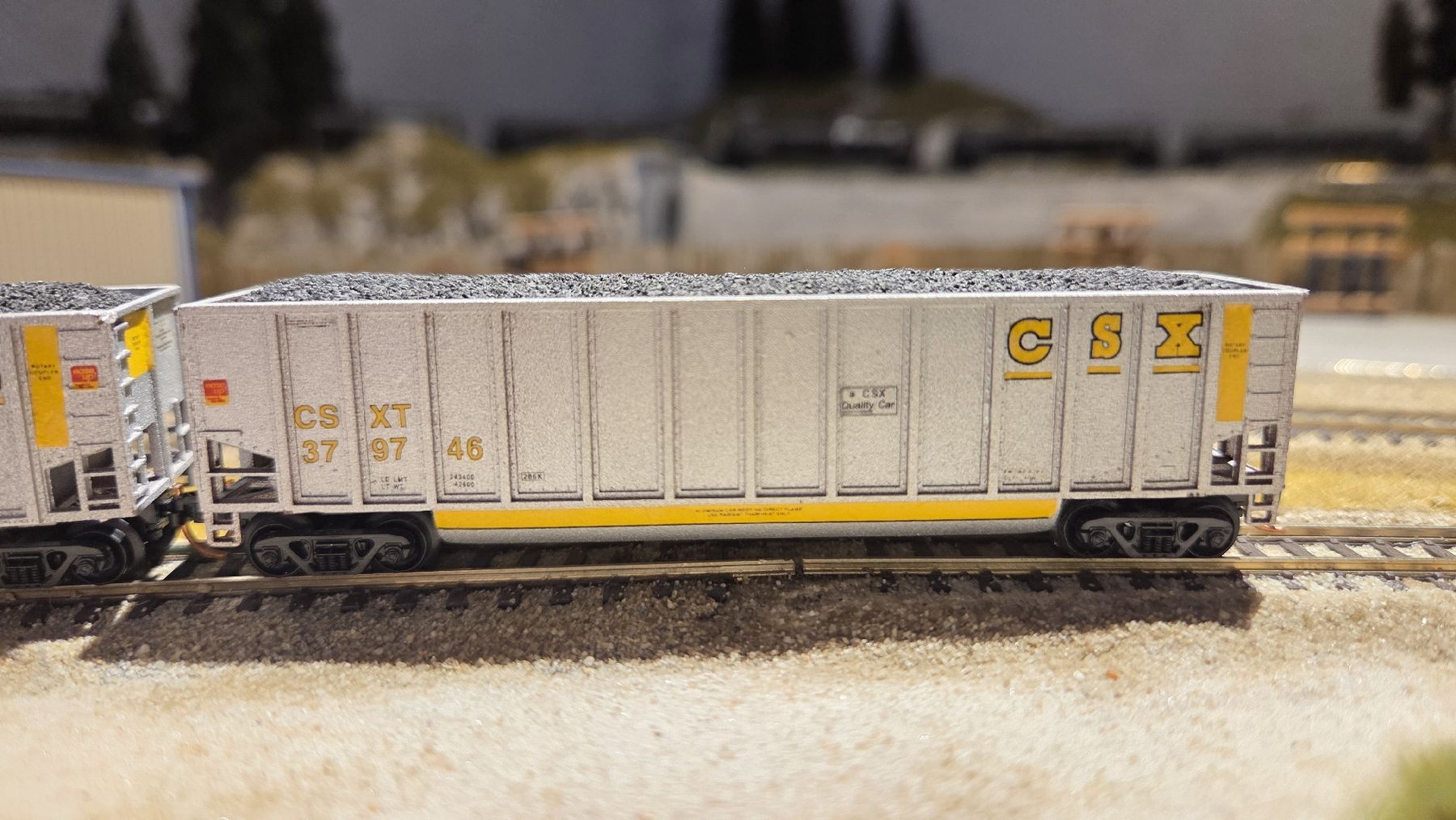 Modellini di ferrovie: 3x coalporter CSX – Usato da Goumoens-la-Ville venduto da nsbourquin 2