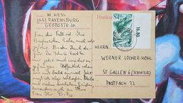 CL35 Carte Postale + Timbre Allemagne 1947