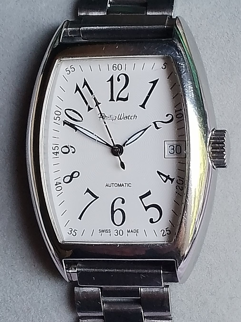 Swiss Orologi: Philip Watch Panama Stahl Automatic läuft – Usato da Agno venduto da sam2608
