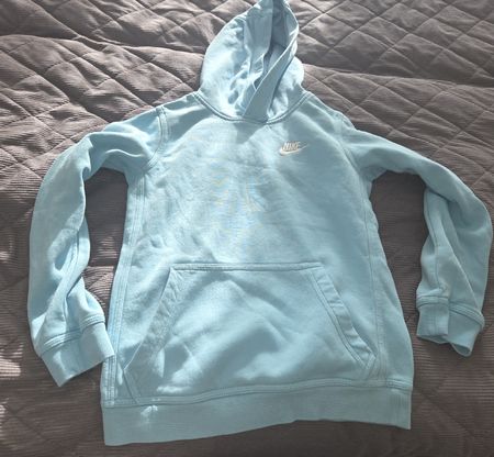 Nike Hoodie Hellblau, Gr. 137-147 cm 