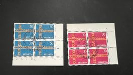 CH 1971 Europamarke Viererblock Ersttag gest. (5427)