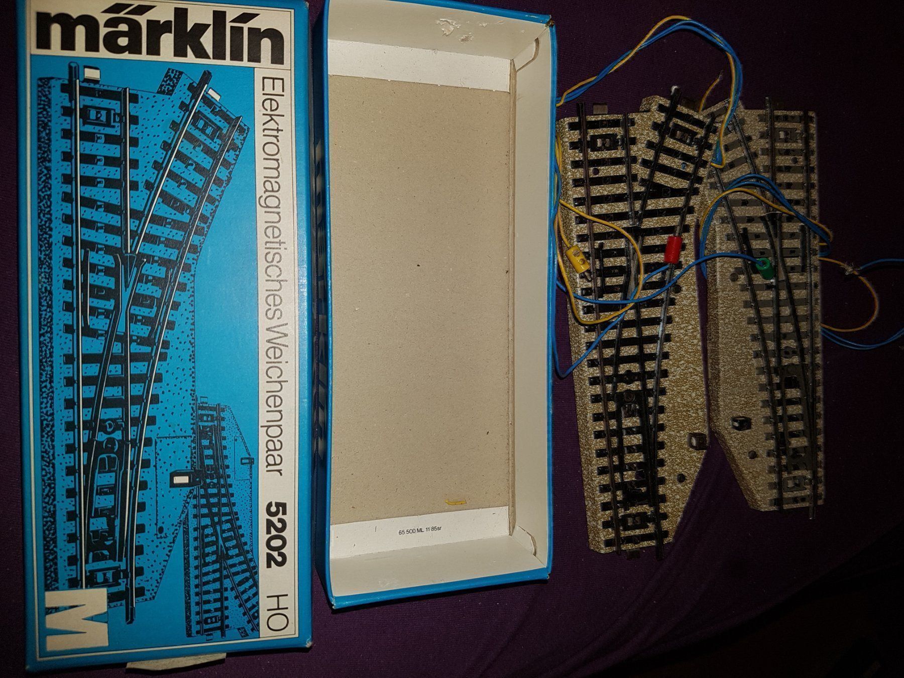 Märklin Modelleisenbahnen: Märklin Weiche 5202 mit Verpackung L18 – Gebraucht aus Schwarzenburg von Flamingo07