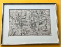 Delisle Kupferstich Villes, Forts et Chateaux de Malte 1724