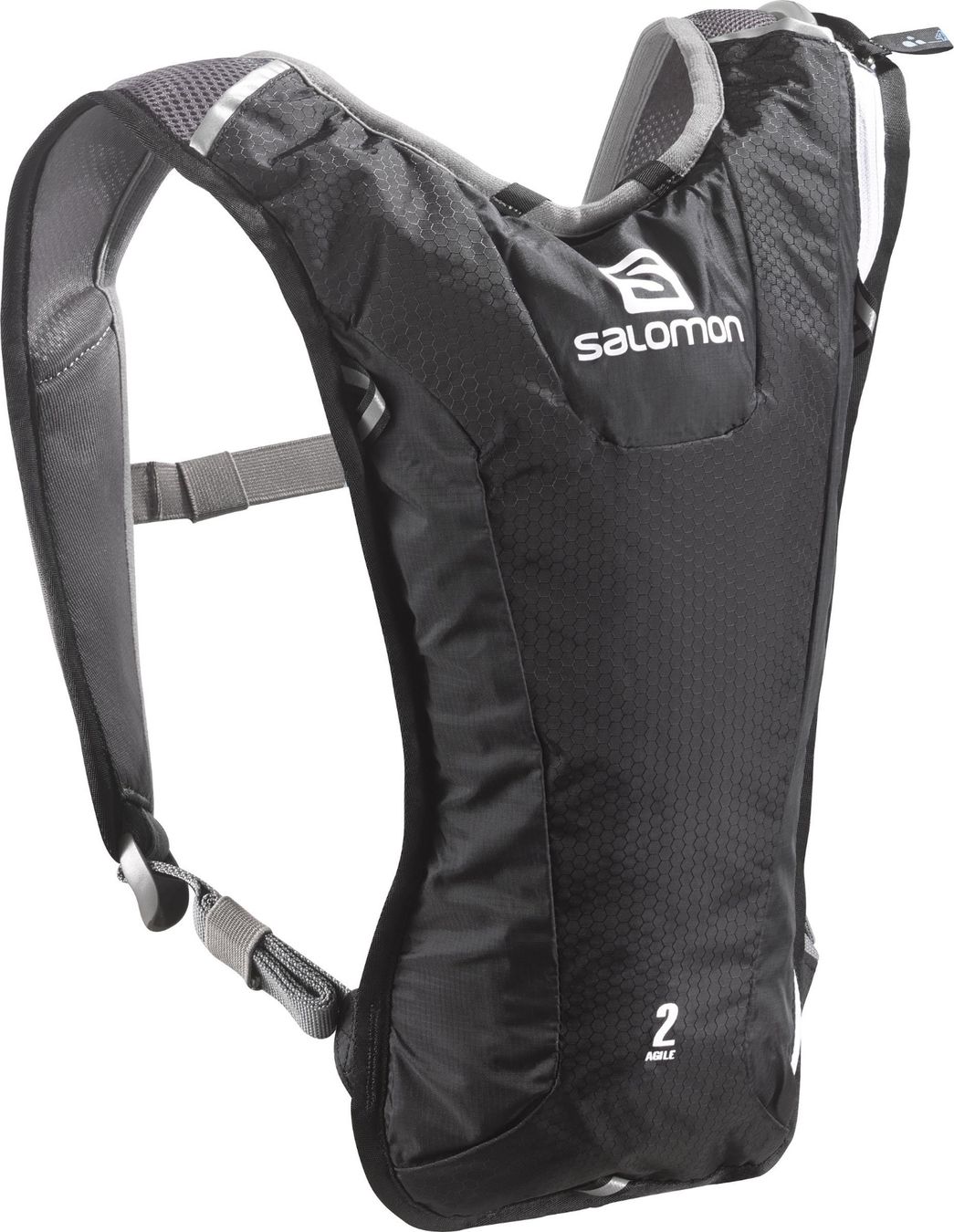 Salomon Zaini: Salomon AGILE 2 SET BLACK/IRON/White Rucksack – Nuovo e nell'imballaggio originale da Genève venduto da sunandwind
