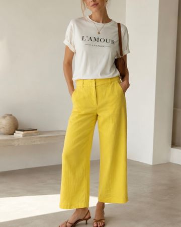 Cambio Leinen Hose - Gr. 36