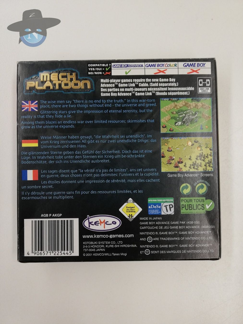 Nintendo Spiele: Mech Platoon        / Nintendo Gameboy Advance GBA – Gebraucht aus St. Gallen von zorro_dc 1