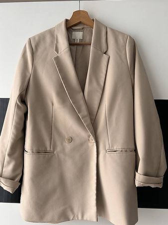 Oversized Blazer in Beige Gr. S (wie M) sehr guter Zustand