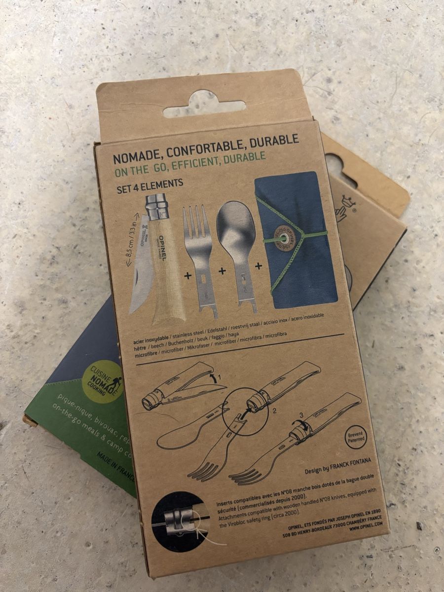 Opinel Coltelli: Opinel Picnic+ Set 4 Elements camping cutlery new – Nuovo e nell'imballaggio originale da Alpnachstad venduto da mar_6ckd 1