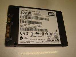 1 stück 500gb ssd. WD. Getestet. Siehe Details