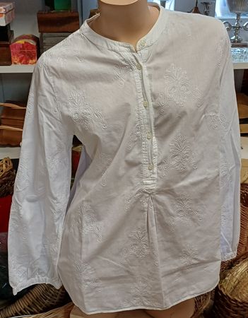 weisse Bluse im L von 0039 Italy