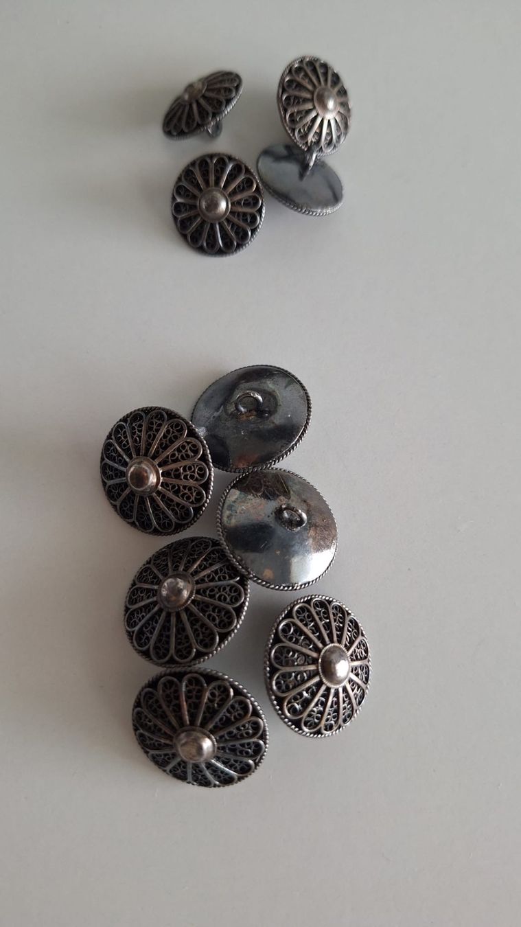 Boutons de manchette: Filigran Trachtenschmuck – D'occasion à Mauensee par Bognau68 4